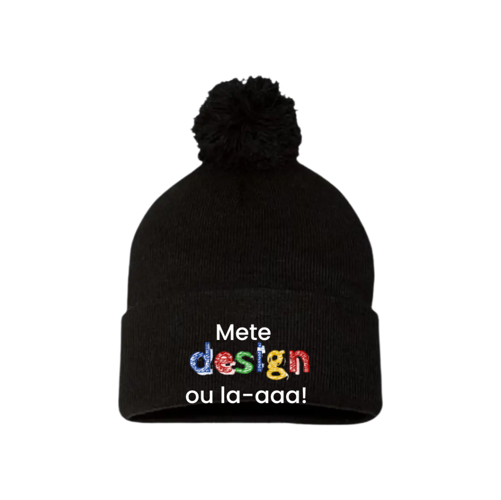 Unisex Black Beanie